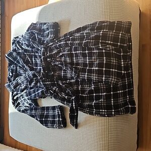 Mens Plaid Robe